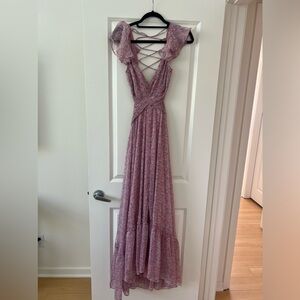 NWOT | ASTR The Label Primrose Floral Strappy Back Maxi Dress